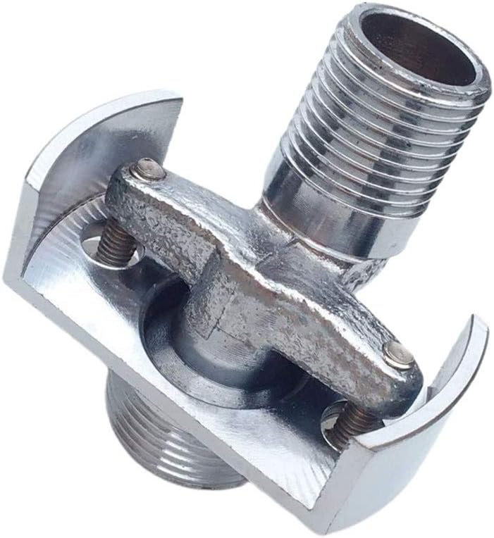 Stainless Steel Universal Adjustable Copper Household Bathroom Shower Bracket Accessories(M) (One Color Small)