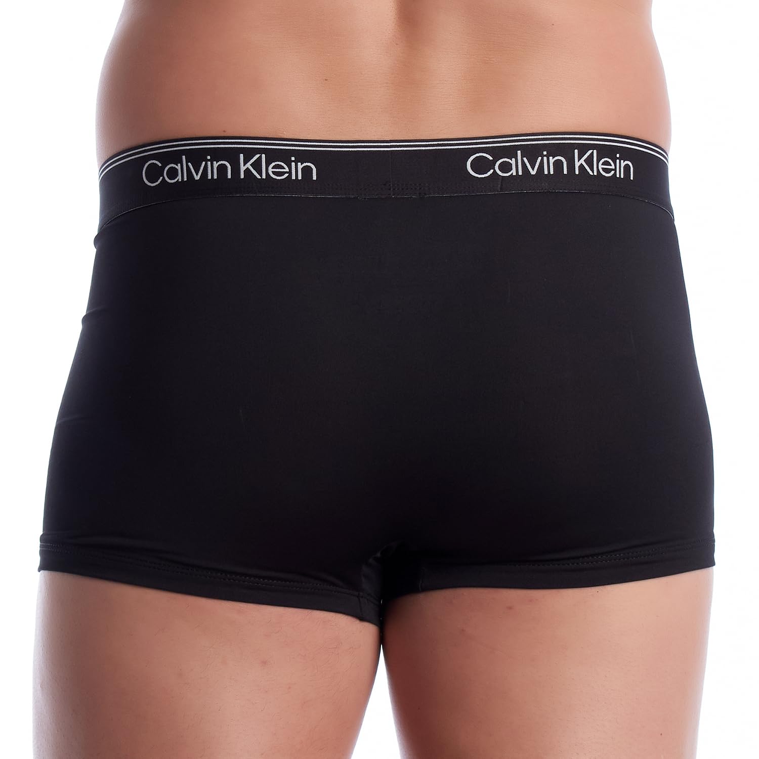 Calvin Klein Confezione da 3 Boxers Pantaloni Elasticizzati in Microfibra a Vita Bassa NB4409 da Uomo