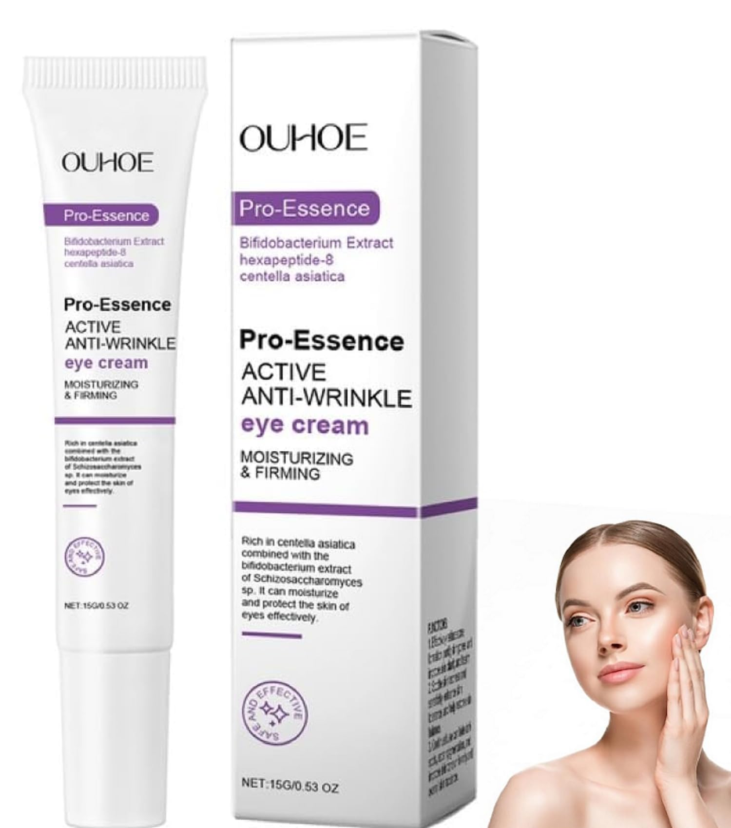 Pro-Essence Active Anti-Wrinkle Eye Cream for Dark Circles, Puffiness & Fine Lines | Deep Moisturizing & Firming Under-Eye Treatment | Brightening Anti-Aging Eye Care Cream [15g]-picture-13