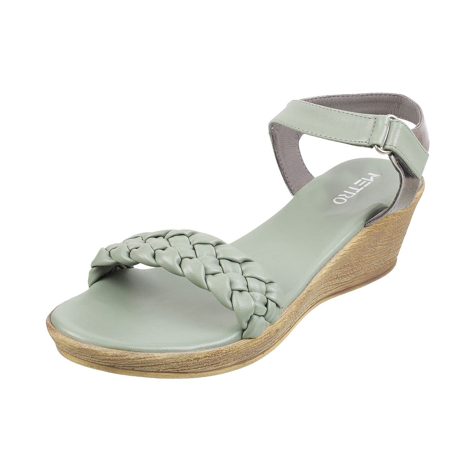 Metro Women Green Synthetic Fashion Sandals,EU/39 UK/5 (33-1506) (B0BFDWMPRF) Amazon Price History, Amazon Price Tracker