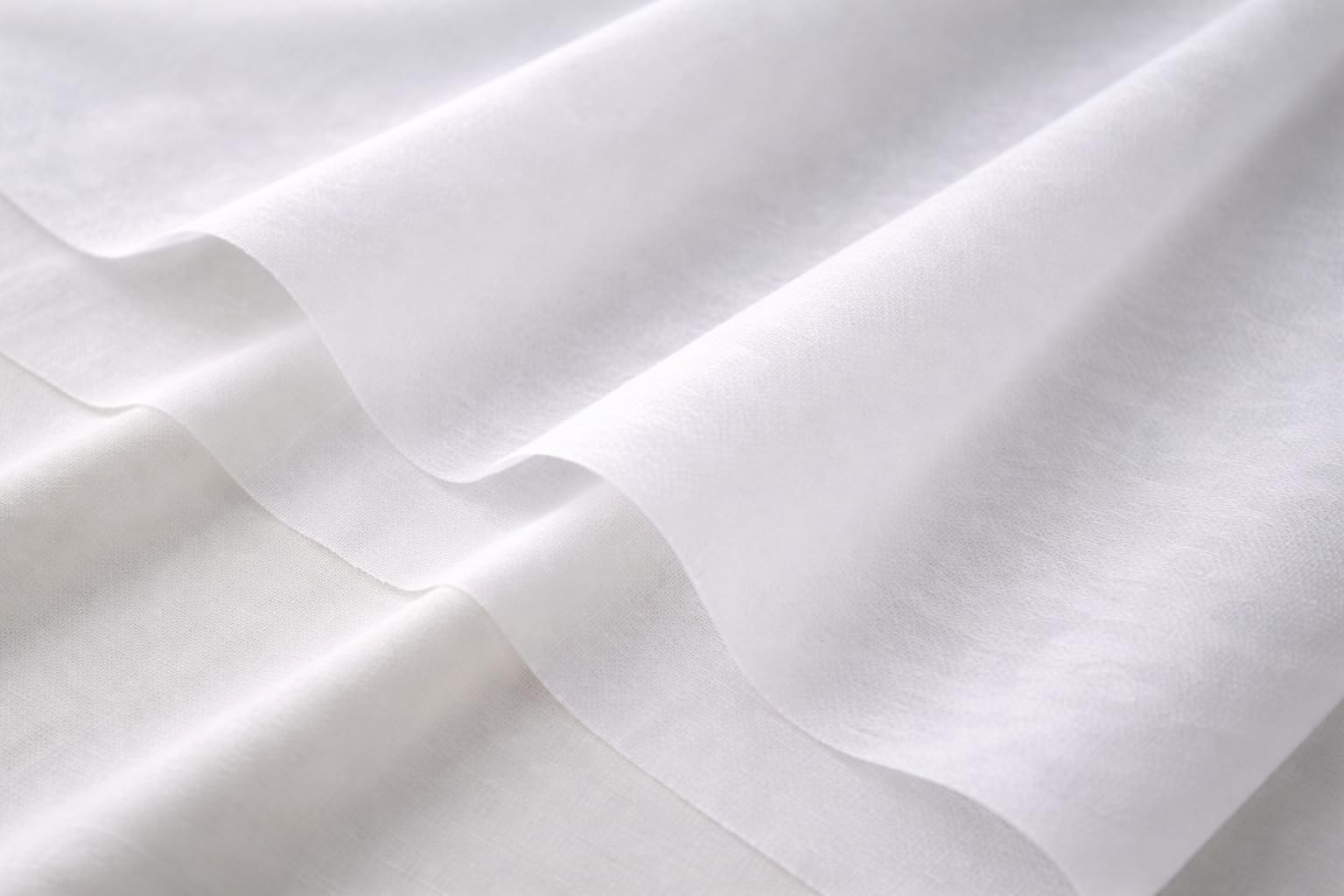Marent White Brand Lightweight Fusible Iron On Premium Interfacing Fabric 150Cm Wide (Per Metre) Black Charcoal (White)