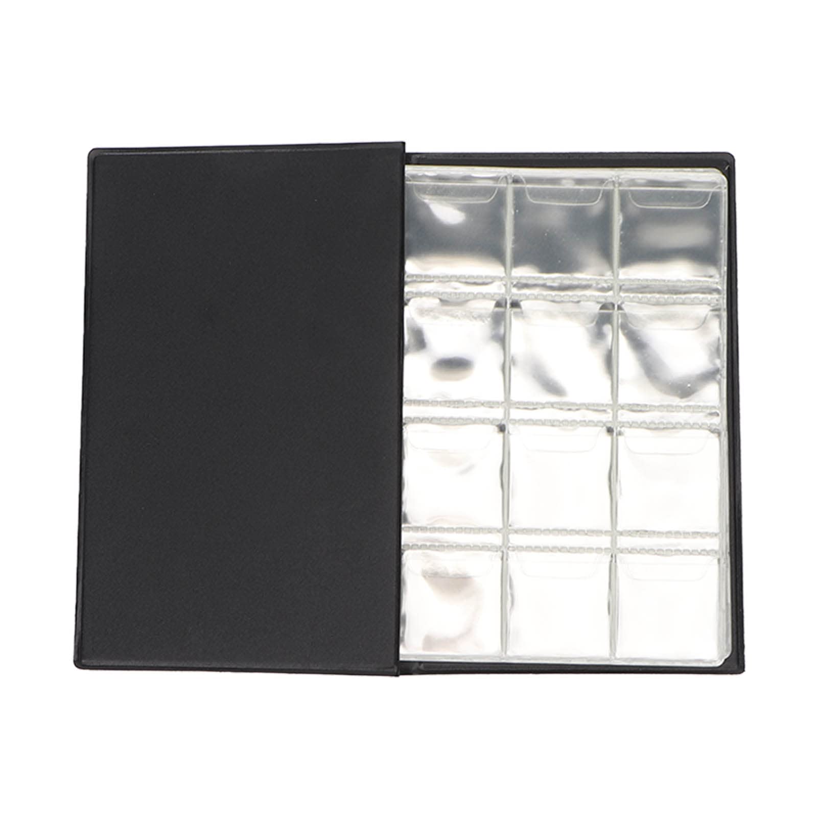 Book da collezione di monete da 7 pezzi pagine vere trasparenti per polvere impermeabile da 120 tasche collection book album