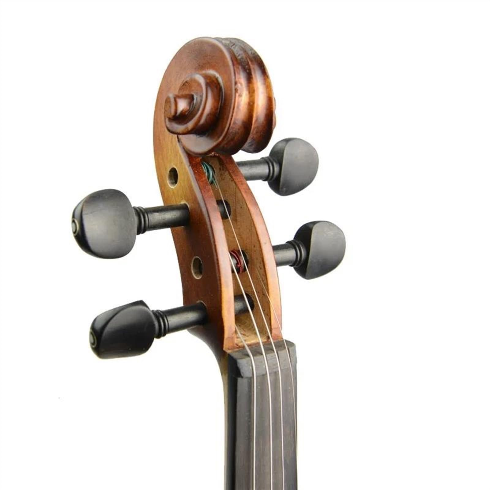 Violine Handgefertigte Violine Geige 4/4 In Voller Größe Massivholz Violinenkoffer Bogensaiten Schulterstütze Set