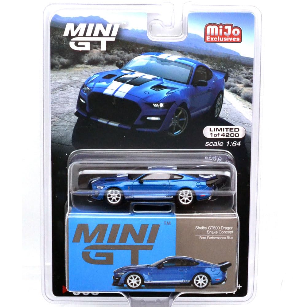 Amazon | MINI GT 1:64スケール MiJo 限定 - シェルビーGT500 ドラゴン
