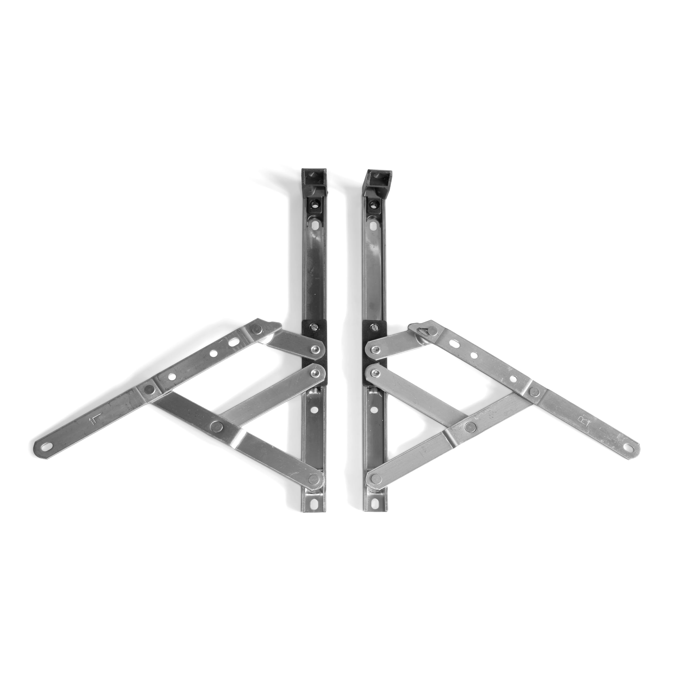 Tss Stainless Steel Pair Of Upvc Window Hinges, 13Mm Stack Height, Double Glazing Friction Stay, Non Handed, Ferretic Steel, Window Stays, Friction Hinges. Top/Side Hung Window Hinge (10 Inch (Top Hung))