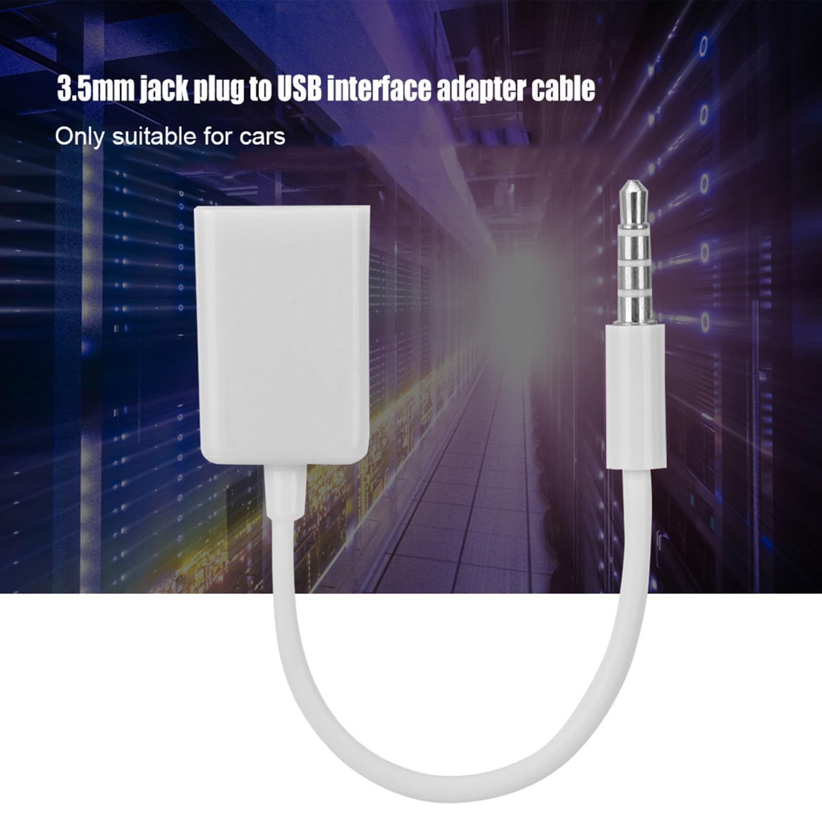 Spine Audio Maschio Da 3,5 Mm Jack A USB Femmina, Cavo Adattatore Convertitore, Convertitore Adattatore Per Telefono Cellulare, Cavo Altoparlante Collega L'unità Flash USB Per Intrattenimento Giochi