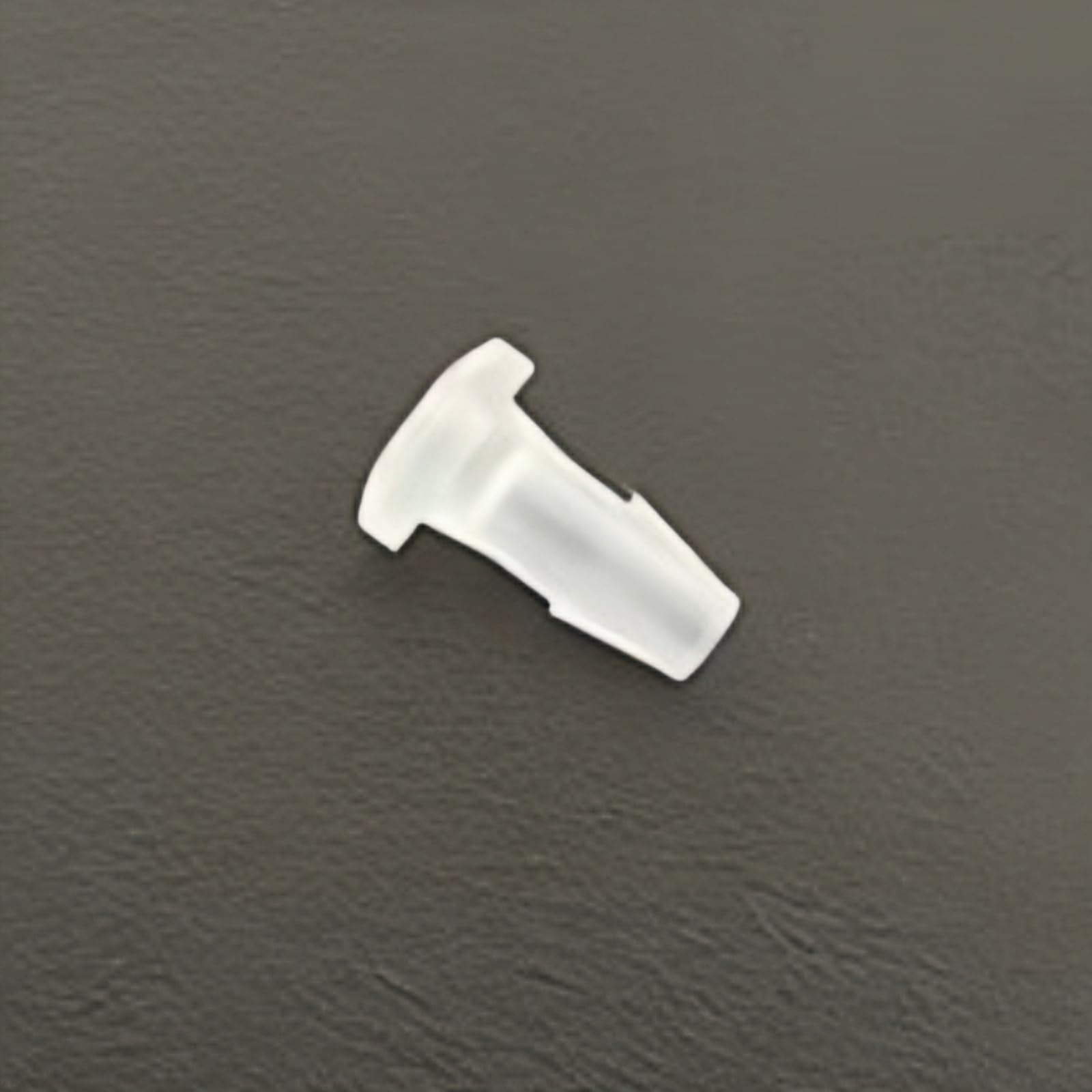 Tapón de púas for manguera de plástico, accesorio de identificación de manguera de 1/16 de pulgada, paquete de 50 PP transparente for uso en alimentos y laboratorio(1.6mm)