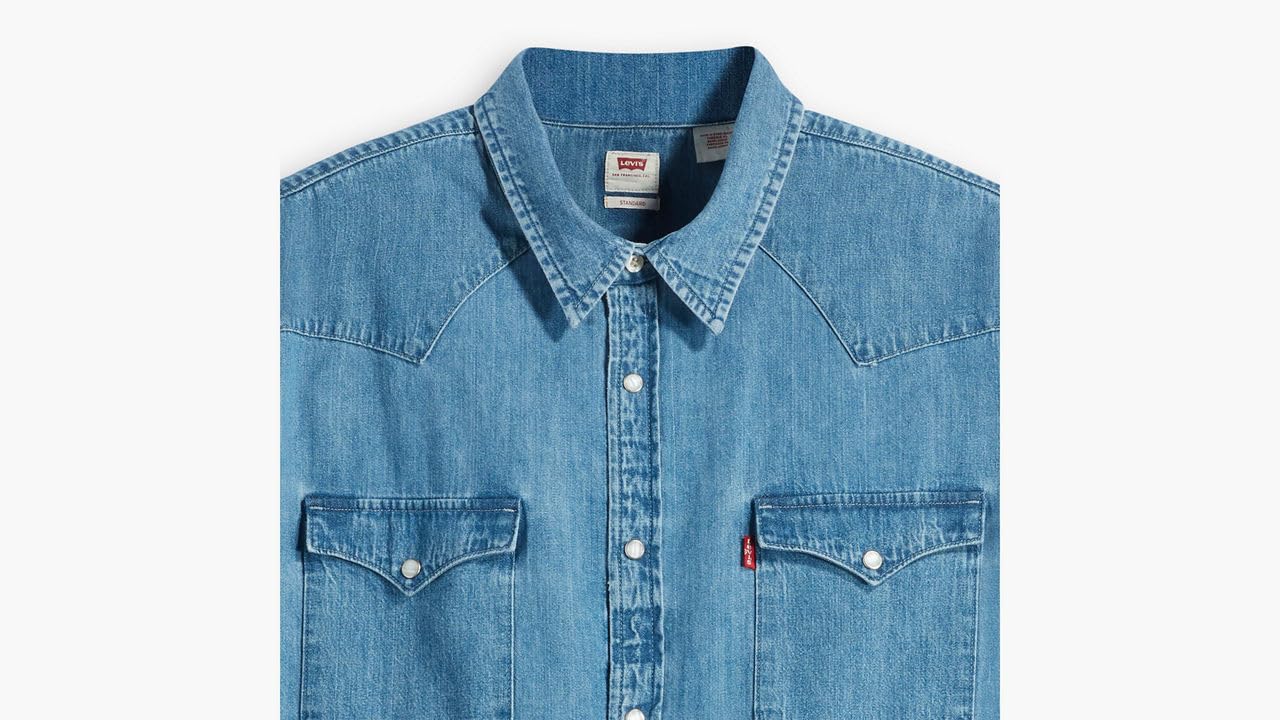 Levi'S Big & Tall Classic Western Camisa Abotonada Hombre