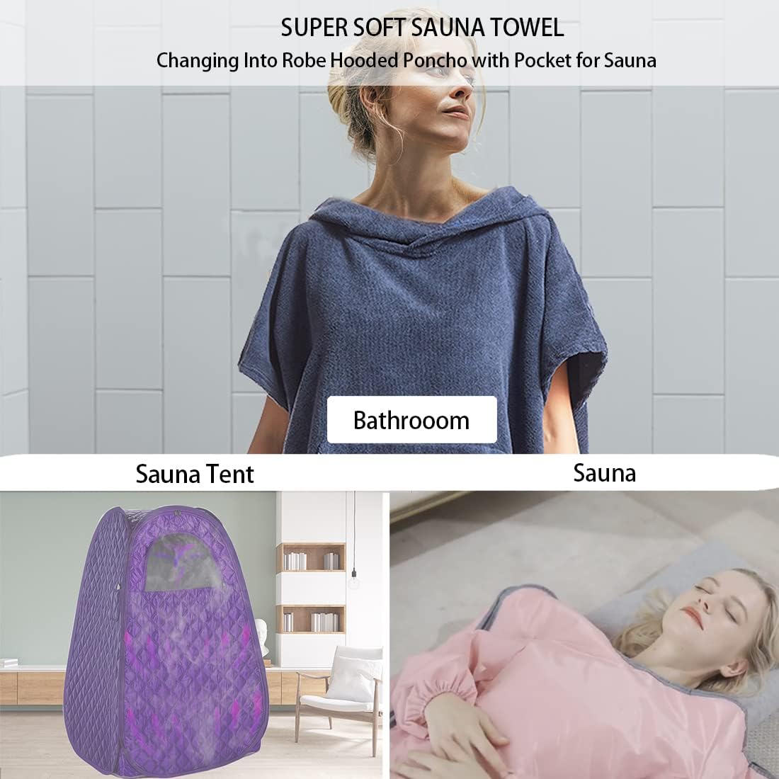 Serviette De Sauna Réutilisable En Polaire Corail - Séchage Rapide, Chaleureuse, Pour Sauna Infrarouge Maison/spa