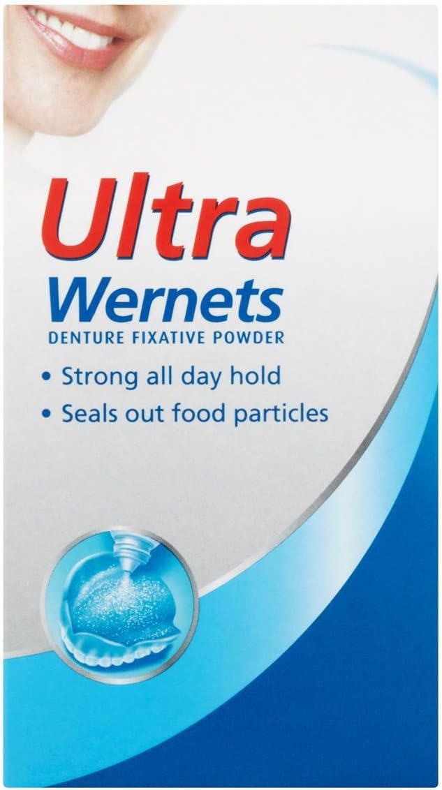 Wernets Polygrip Ultra Denture Fixative Powder, 40 g