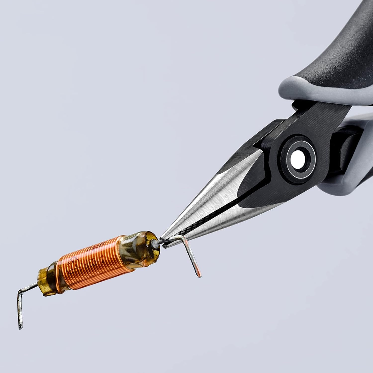 KNIPEX Alicate de precisión de montaje para electrónica ESD con mangos multicomponente 130 mm, 34 52 130 ESD
