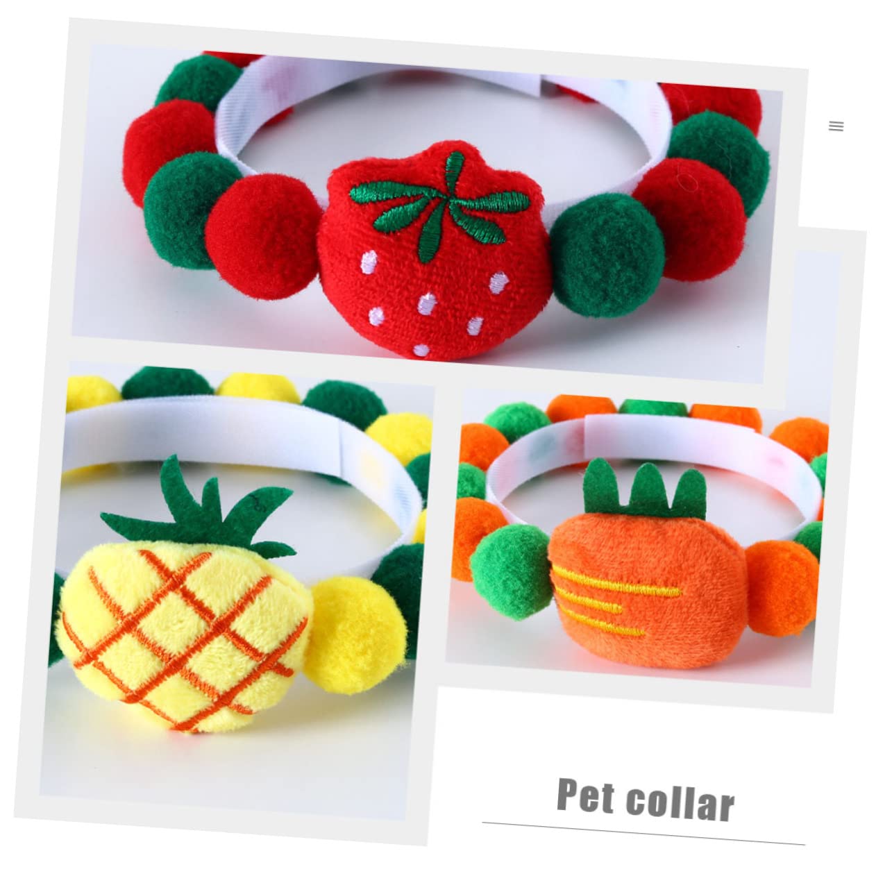 Beavorty 20stücke Katzenhalsband Mit Bunten Cartoon-fruchtdesigns Einstellbare Weiche Für Haustiere Für Festivals Und Partys Komfortabel Und Atmungsaktiv Für Katzen Und Kätzchen