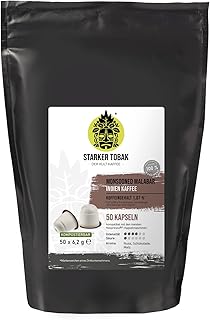 Monsooned Malabar Kaffeekapseln, 50er Vorteilspackung, Nespresso®* kompatibel, kompostierbare Alu-freie, Plastik-freie Kapsel, mit handgeröstetem Kaffee, Indien, besonders säurearm, Intensität 4/6