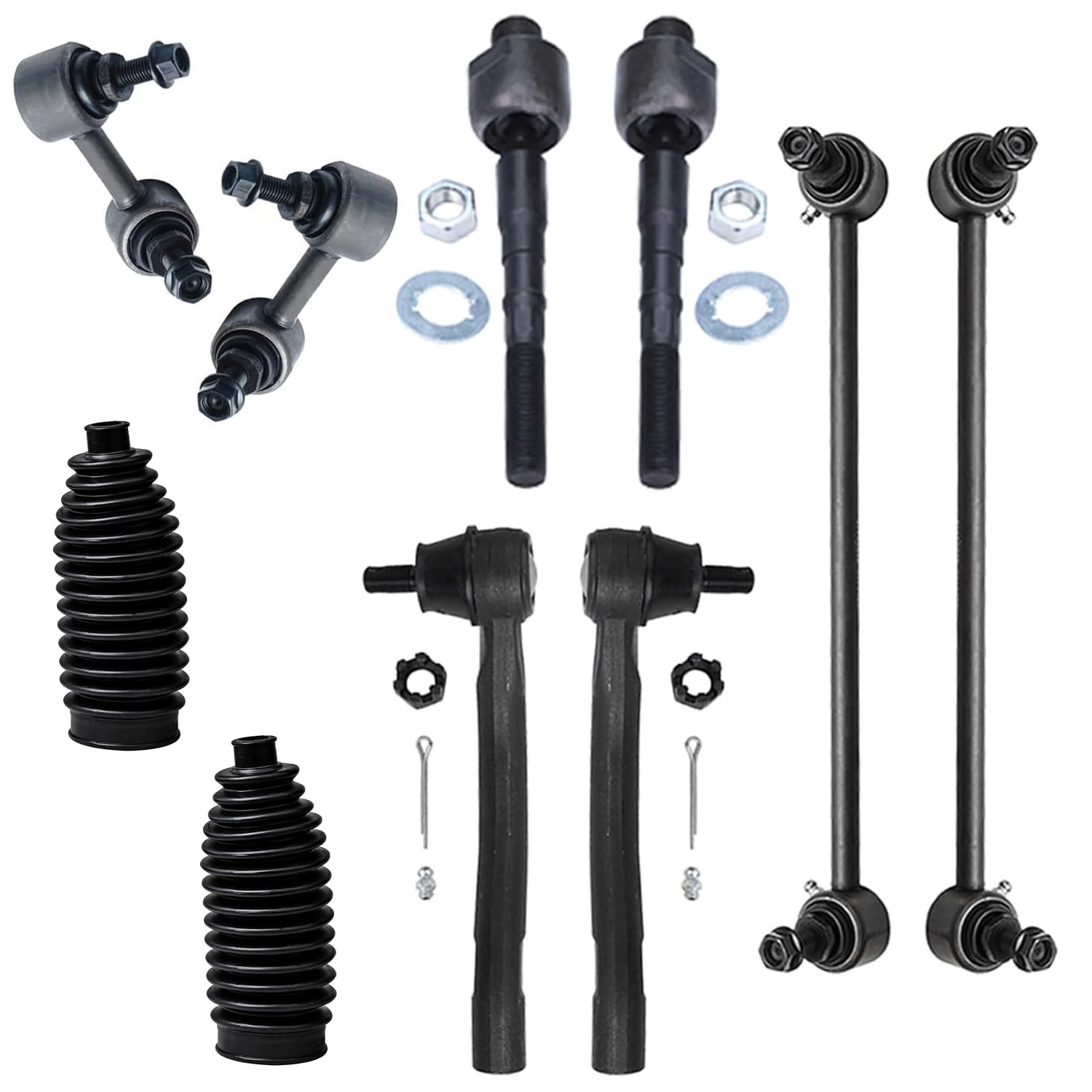 Detroit Axle - Front 10pc Suspension Kit for 12-15 Honda Civic