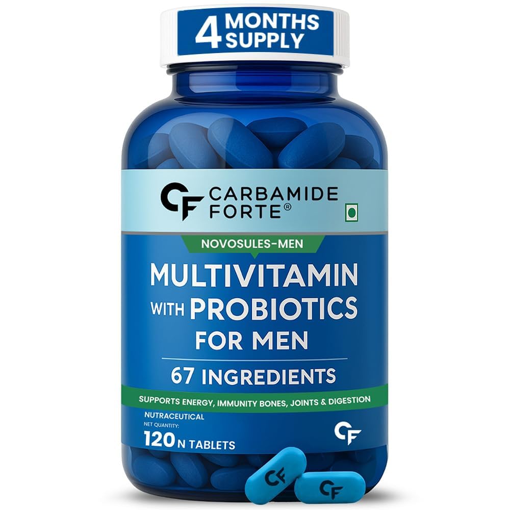 Carbamide Forte Multivitamin Tablet For Men | Multi vitamin Tablet For Men | Multivitamin For Mens For Immunity & Energy | Multivitamin Tablets For Testoterone Booster | 120 Tablets