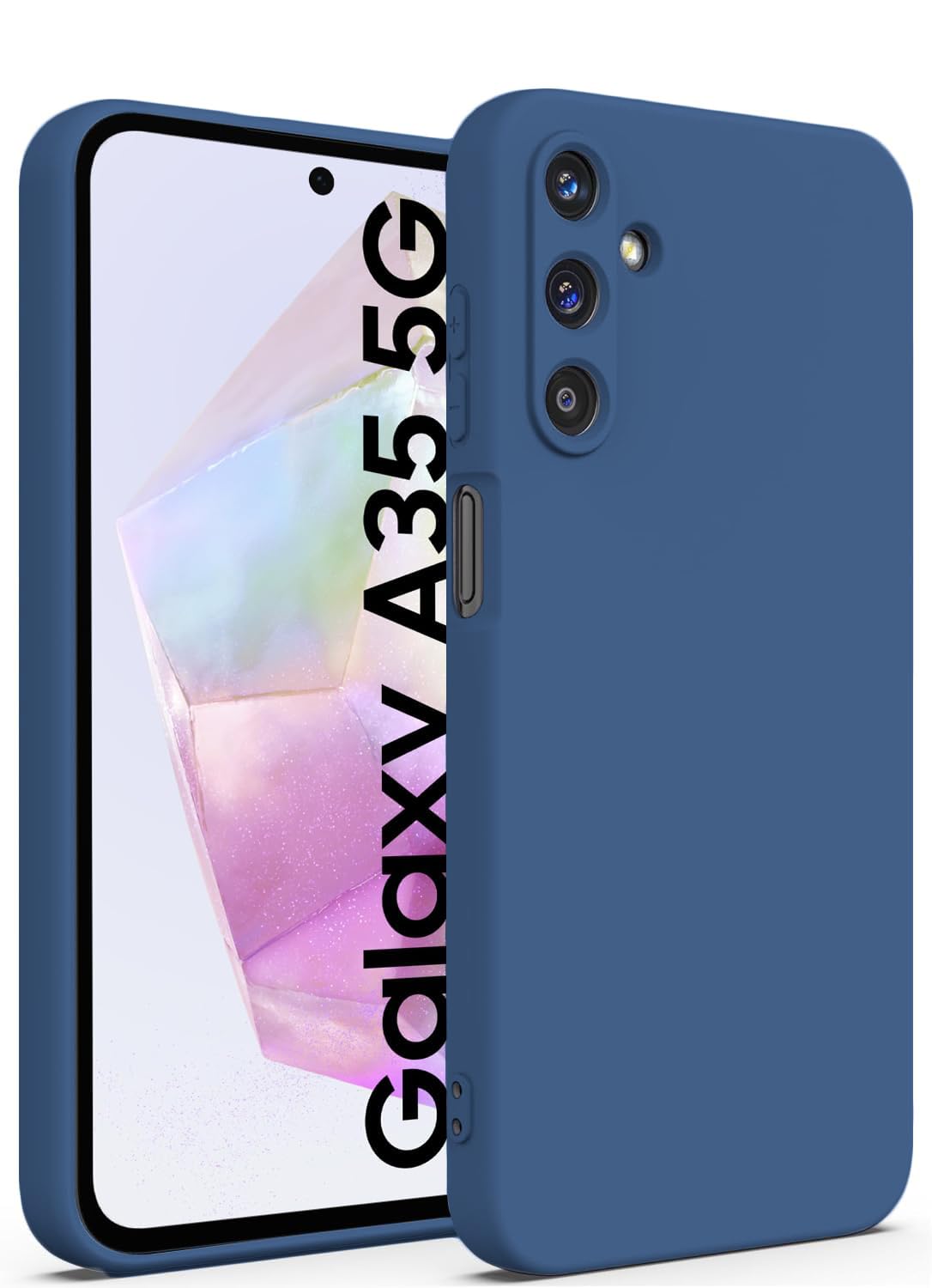 DIZORO Samsung A35 5g Case, Compatible with Mag Safe Back Cover, Matte Luxury Metallic Luster Flexible TPU Wireless Charging Shockproof Case with Camera Protector Lens (Wine Red) — Amazon image 13