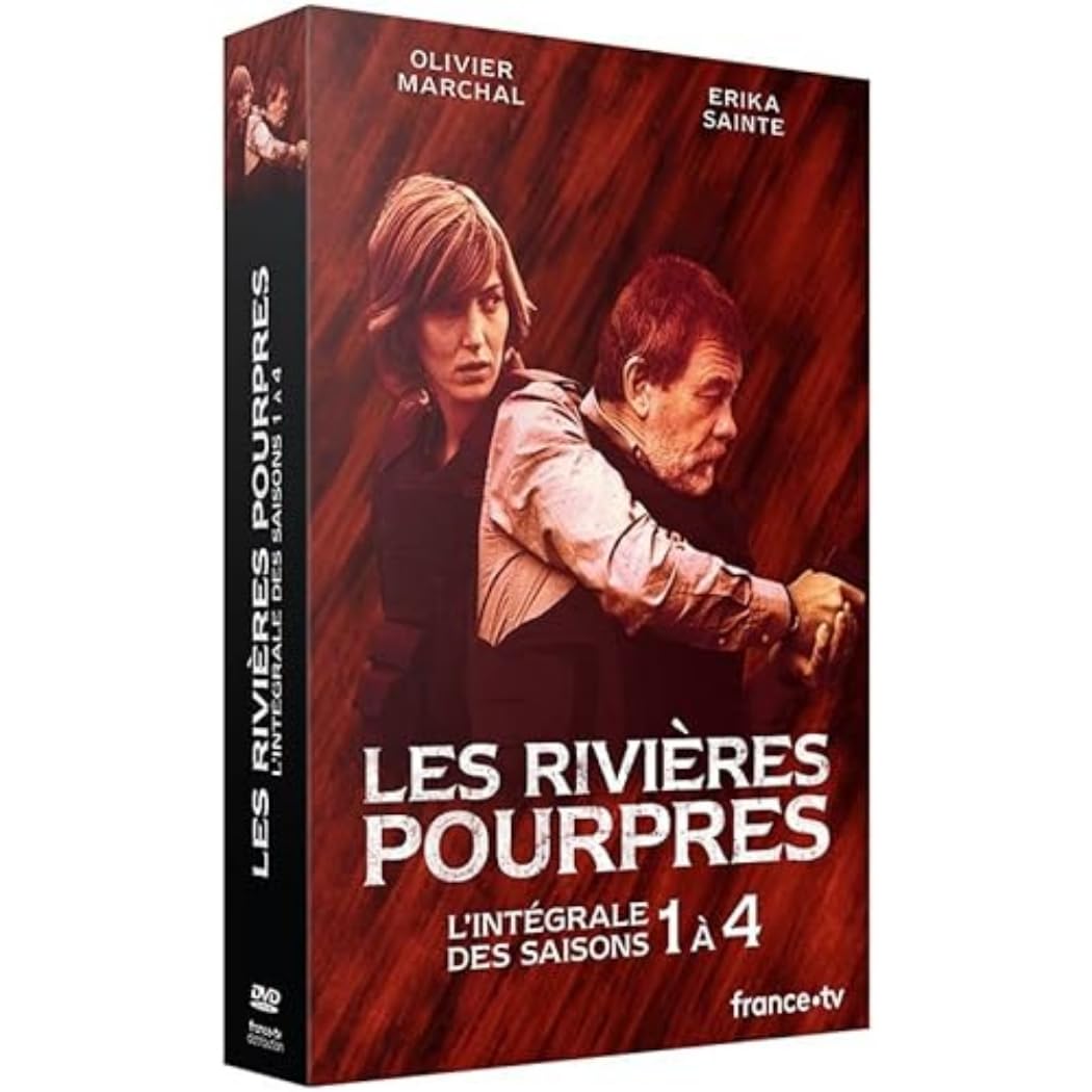 Pack Les Rivières pourpres en DVD importado de Francia con las cuatro temporadas completas