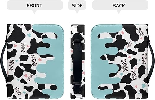 Miniatura 4 de Flashideas Funda de transporte ligera de la Biblia de la PU para las mujeres, cubierta de la Biblia de moda con asa para el estudio de