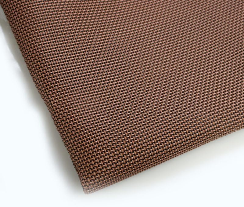 Speaker Grill Cloth,Speaker Fabric Antique Coffee Brown Black Speaker mesh Cover Cloth Speaker mesh Sound Transparent dustproof Cloth Audio Theater Engineering Cloth Thick (Color : Brown(0.5mX0.75m)