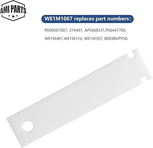 Miniatura 4 de 4pcs WE1M1067 Kit de tobogán de tambor para G-E y reemplazo de secador de punto caliente WE1M333 PS755842 963512..