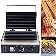 Electric Churro Maker Machine Churrera Churro Maker Spanish Churro Maker Latin Fruit Donut Machine Nonstick Waffle Stick Maker 8Grids 110V