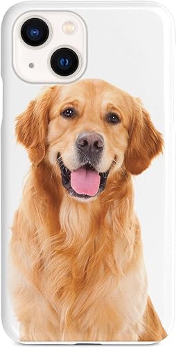 Inspired Cases - Compatible con iPhone 13 Mini - Funda protectora con textura 3D para Apple iPhone 13 Mini - Golden Retriever