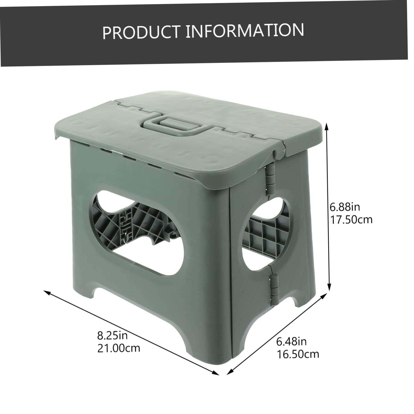 LAPYAPPE Portable Folding Stool Lightweight Handheld Outdoor Fishing Stool for Practical Easy to Carry for Camping Hiking Garden and School Use