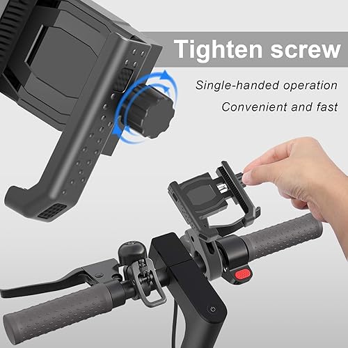 Miniatura 6 de Candados eléctricos antirrobo, soporte para teléfono y scooter E con llave, cerradura antirrobo de alta resistencia con bolsa de almacenamiento