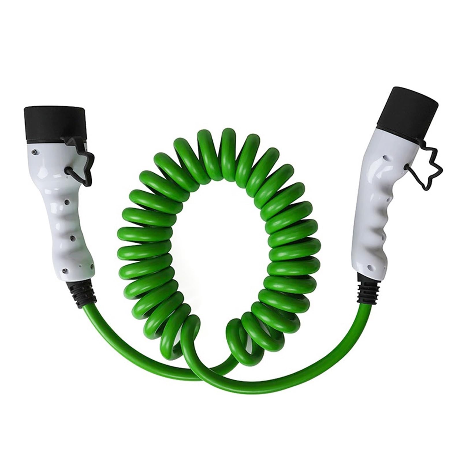 Stacja Kablowa Ze Zwiniętą Sprężyną Ładującą EV, 1 Faza, Do Zwiniętego Przewodu Ładowarki Pojazdu Elektrycznego Typu, Zielony Naprawa Baterii(Type 1 16A 9 Meters)