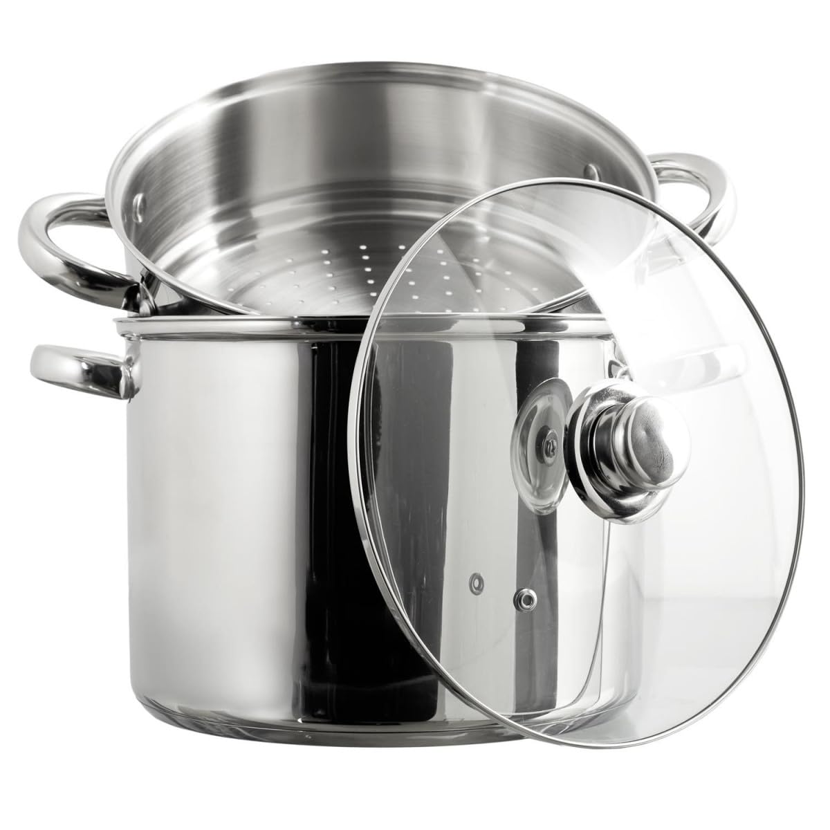 Couscoussier en Inox "Induction" 8L Argent