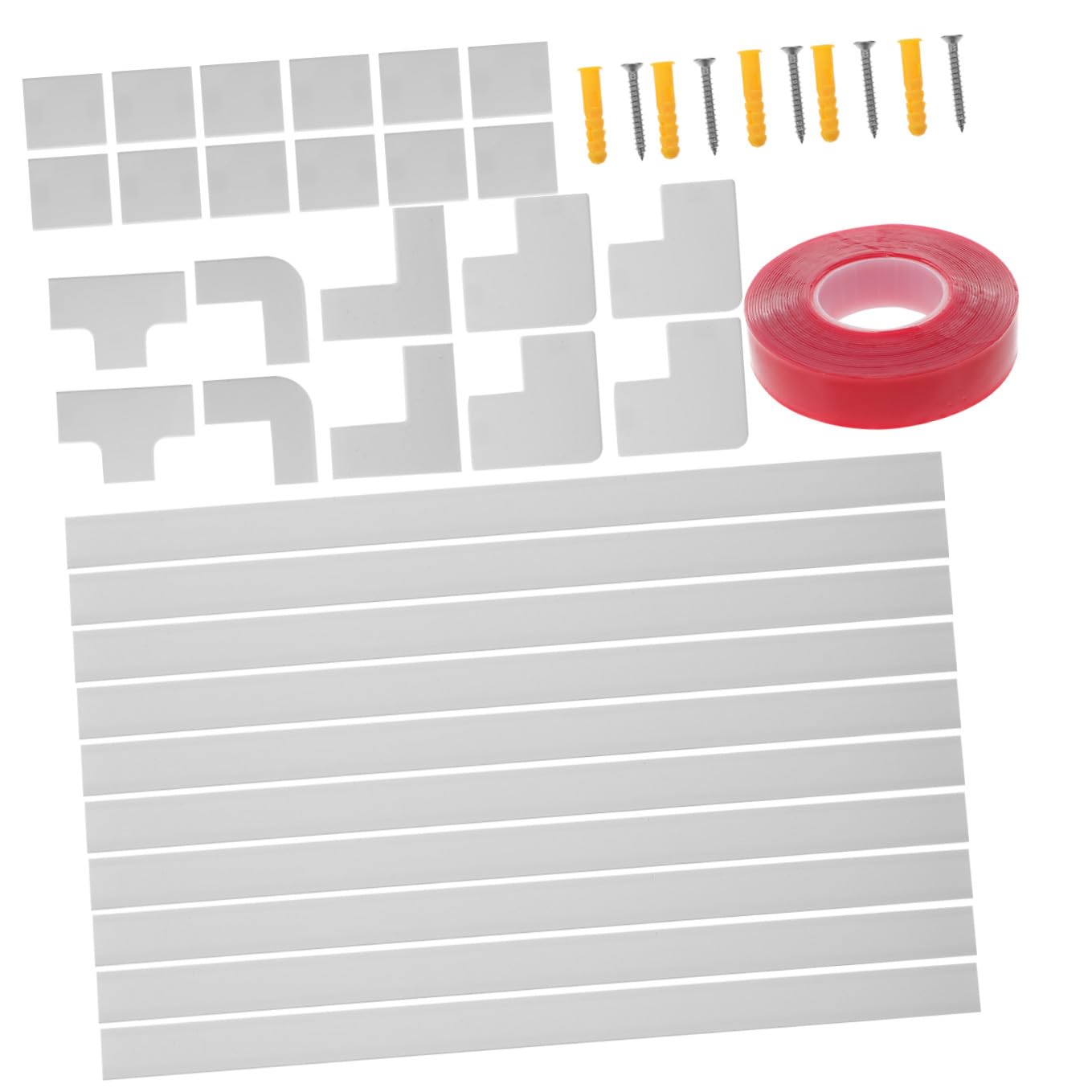 Kit Canaleta Adhesiva para Cables PVC Resistente Ignífugo Autoadhesivo para Ocultar Cables Hogar Oficina Organizador Sencillo y Duradero