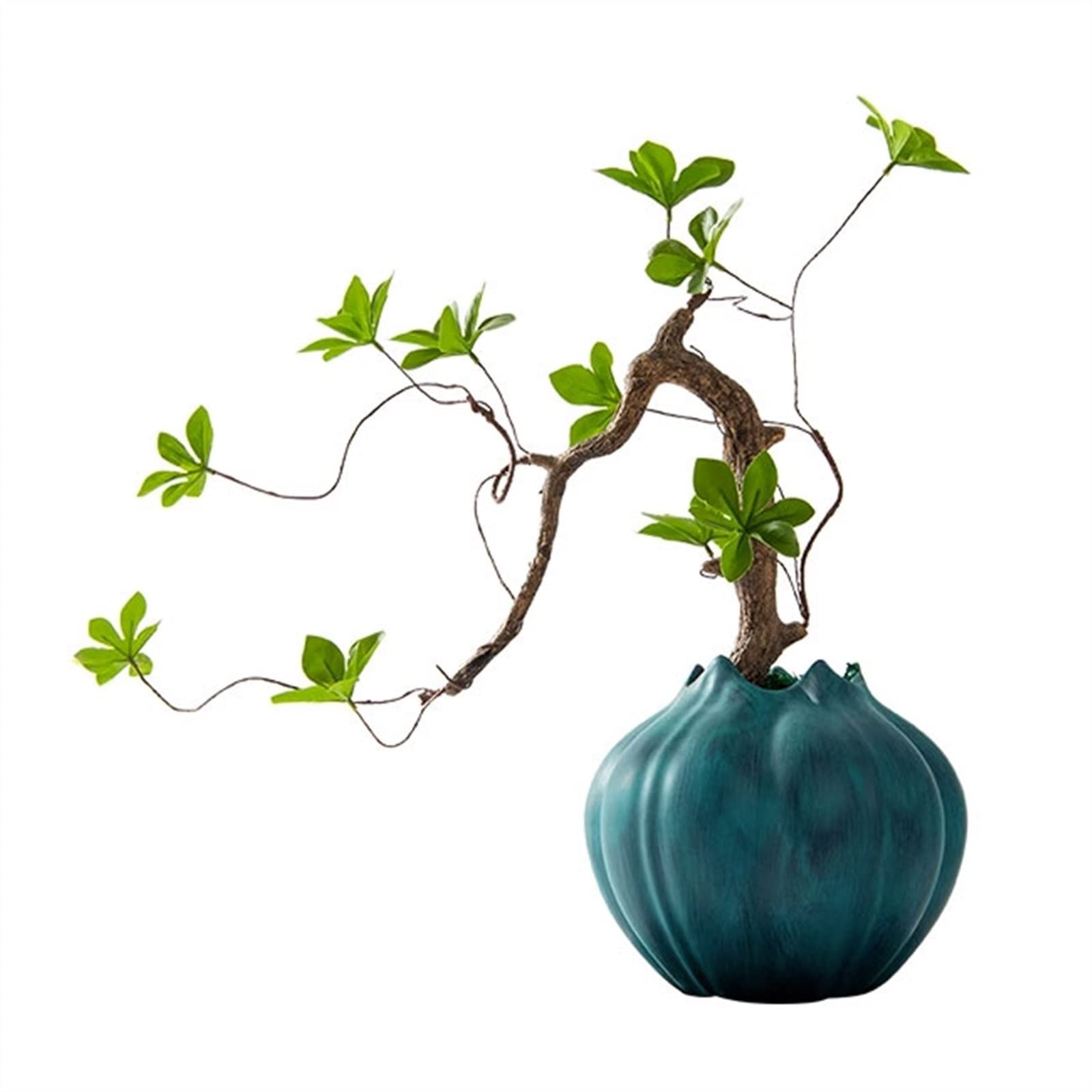 AYCDL Artificial Plants Indoor Artificial Bonsai Tree Bonsai Plant Indoor Simulation Floral Plant Potted Plant Artificial Potted Plants Desktop Greenery Potted Pl,