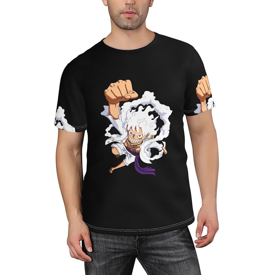 Amazon.co.jp: メンズTシャツ ワンピース ルフィ ONE PIECE ギア