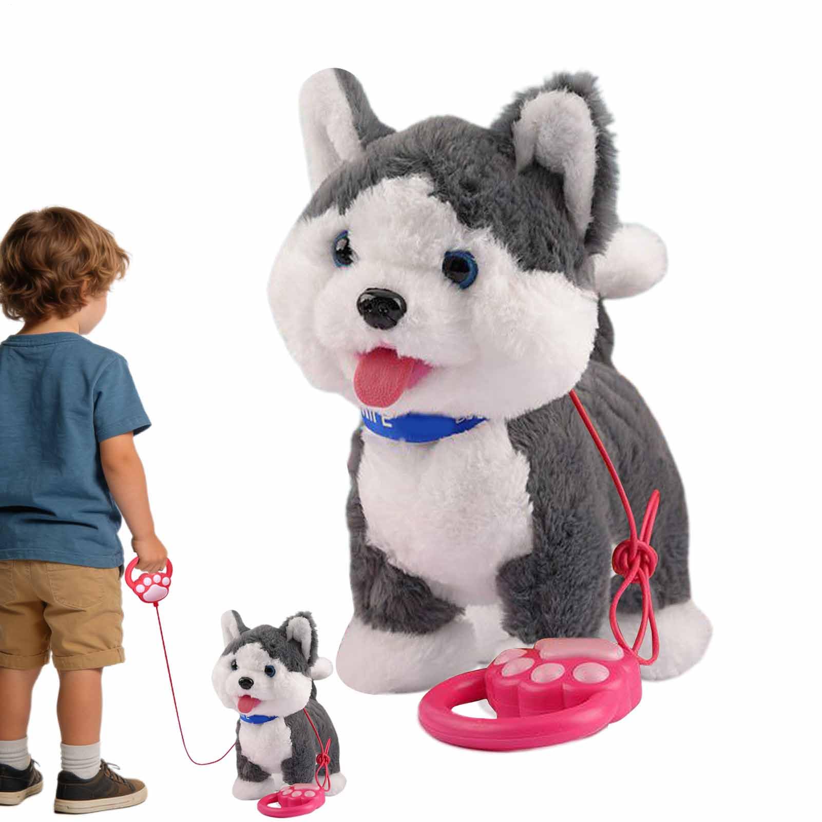 Cachorro Robot Realista Perro Robot Interactivo con Mando a Distancia para