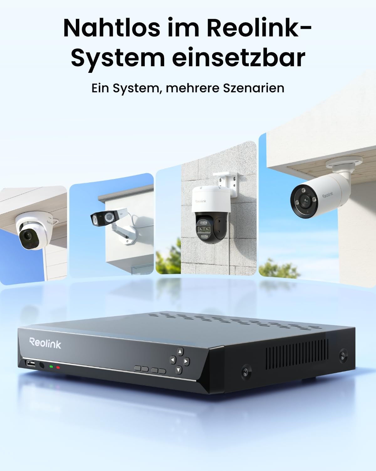 Reolink 4K+ Ultra HD 12MP PoE Überwachungskamera Aussen mit Strahler, Menschen-/Fahrzeugerkennung, Farbnachtsicht, Zwei-Wege-Audio, Bewegungswarnungen, RLC-1212A