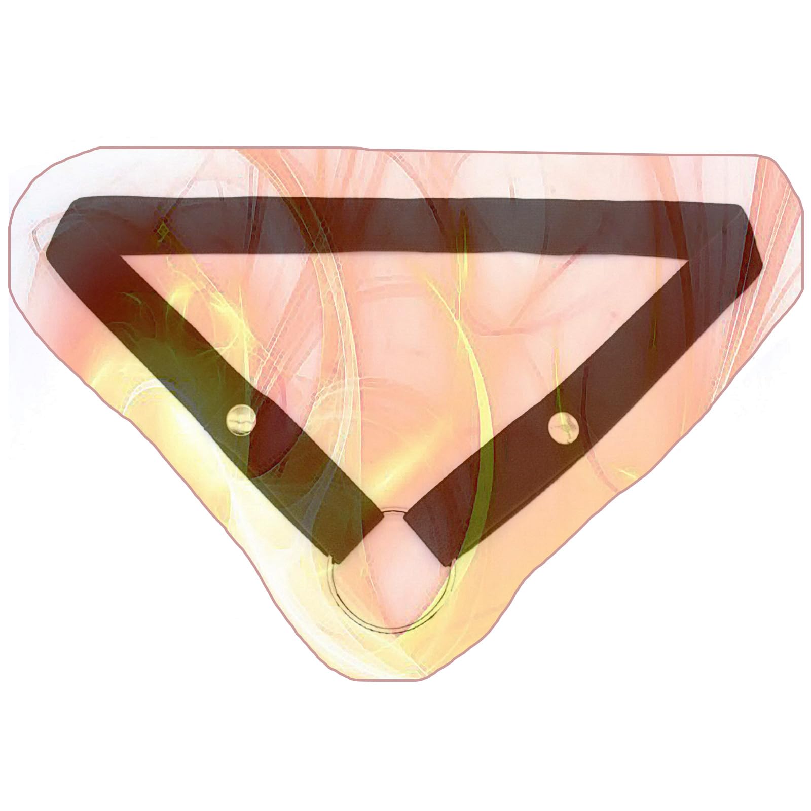 Special Anti-Slip Belt for Male Cage, Adjustable Elastic Straps for Male Protection Cage -USHA29 (Black, Two-Way)