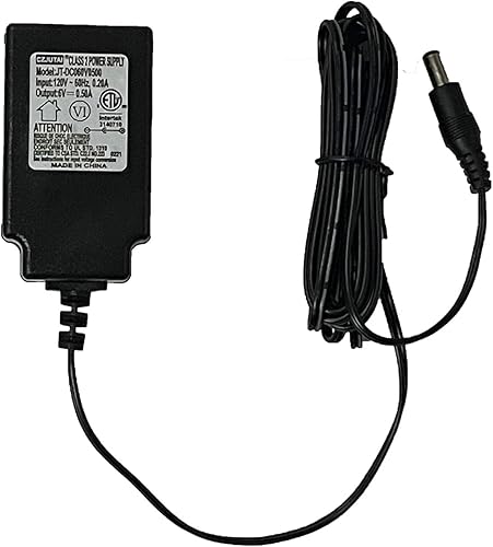 CZJUTAI Cargador de batería de 6 voltios para niños Ride-On,Cargador para los mejores productos de paseo de elección,Accesorios de fuente de