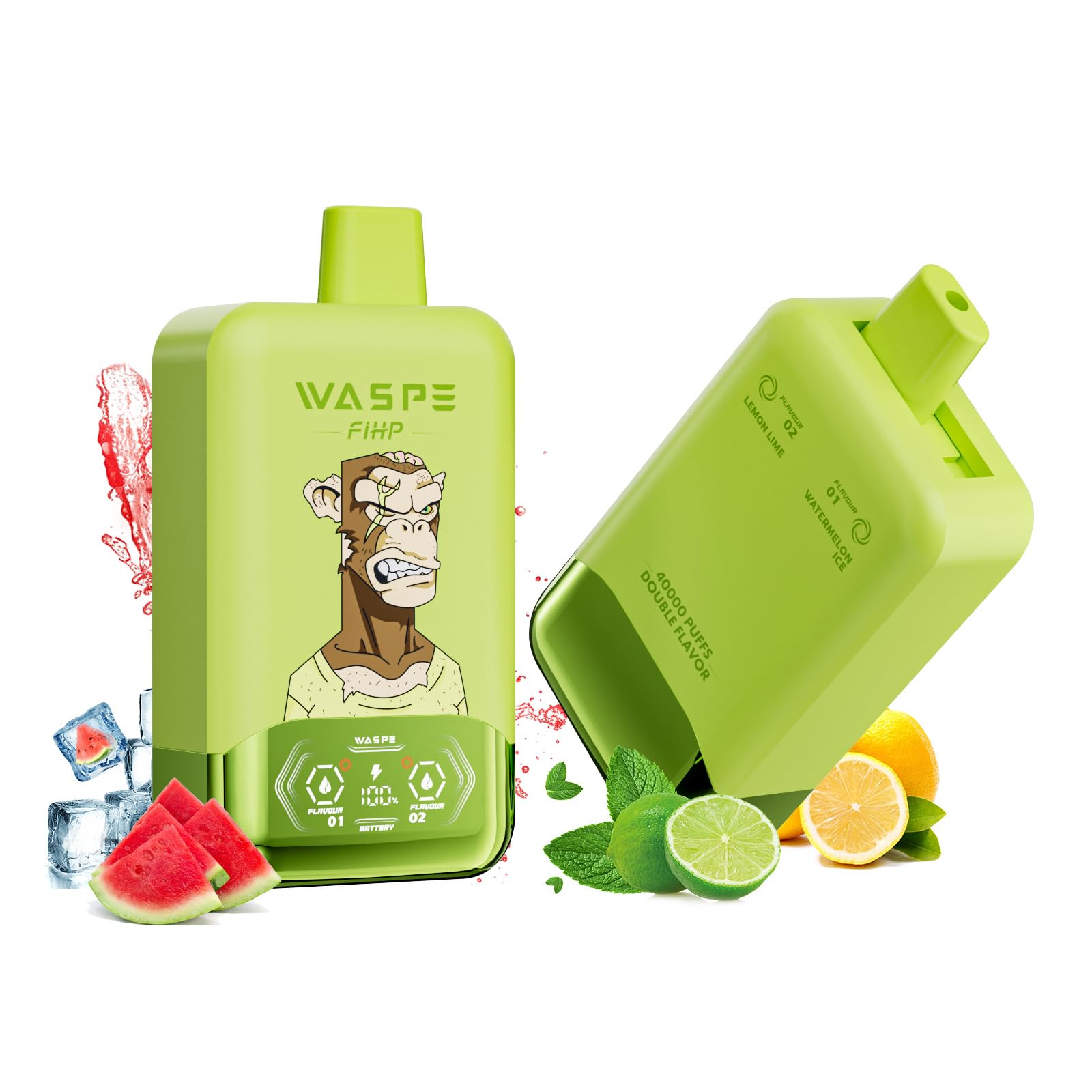 Amazon | 【ダブルフレーバー】Waspe 電子タバコ 使い捨て 40000回吸引