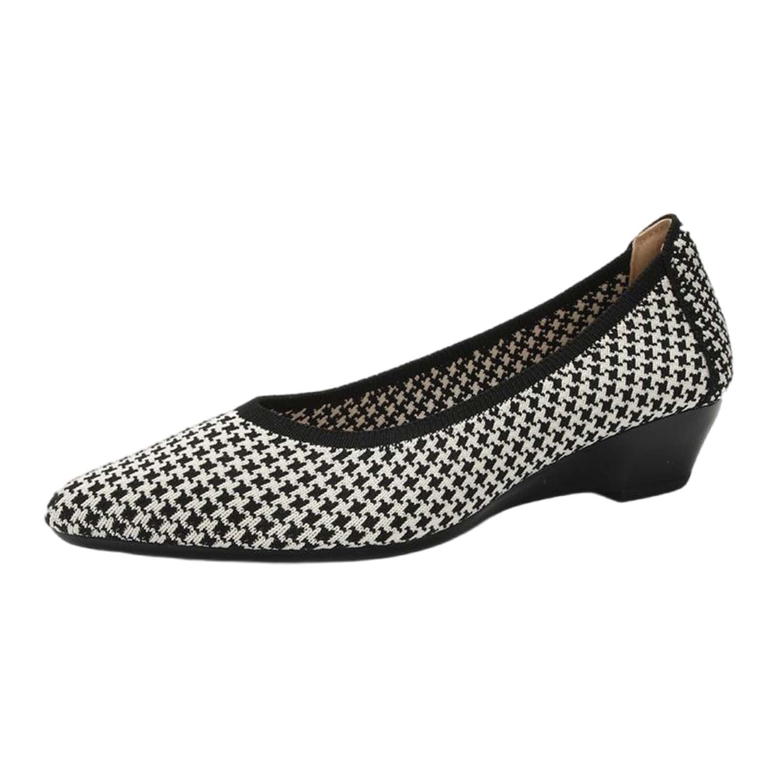 Ballettschuhe Damen Breite Füße Damenschuhe Elegant Und Bequem aus Hochwertigem Wildleder mit Stabiler Laufsohle Warm rutschfest für Herbstwanderungen Waldspaziergänge Und Wochenendausflüge
