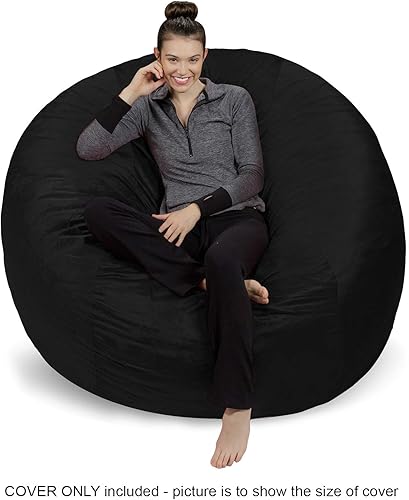 Miniatura 183 de Sofa Sack - Sillón puff de 5 pies, color carbón, solo funda Carbón - Solo funda,Lima - Solo funda,Mandarina - Solo funda,Aqua Marine - Solo