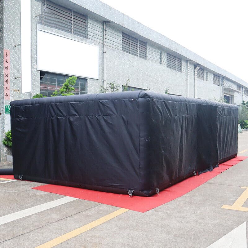 Giant Interactive Inflatable Bouncy Castle Maze - Halloween Haunted Labyrinth Game for Outdoor Fun (26ftx13ft with Blower) - Image 7