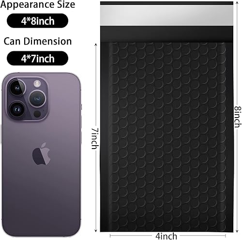 Miniatura 47 de packbabol Sobres de burbujas, sobres de burbujas acolchados de polietileno de 6 x 9 pulgadas, paquete de 100 sobres de burbujas, opacos