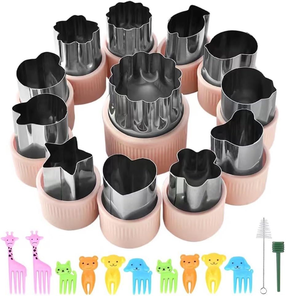Amazon.com: FIRETREESILVERFLOWER 1.5in Vegetable Cutter Shape Set-12PCS ...