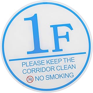 DOITOOL Door Number Sign sticker acrylic floor number apartment number floor storey number home door number door number sign