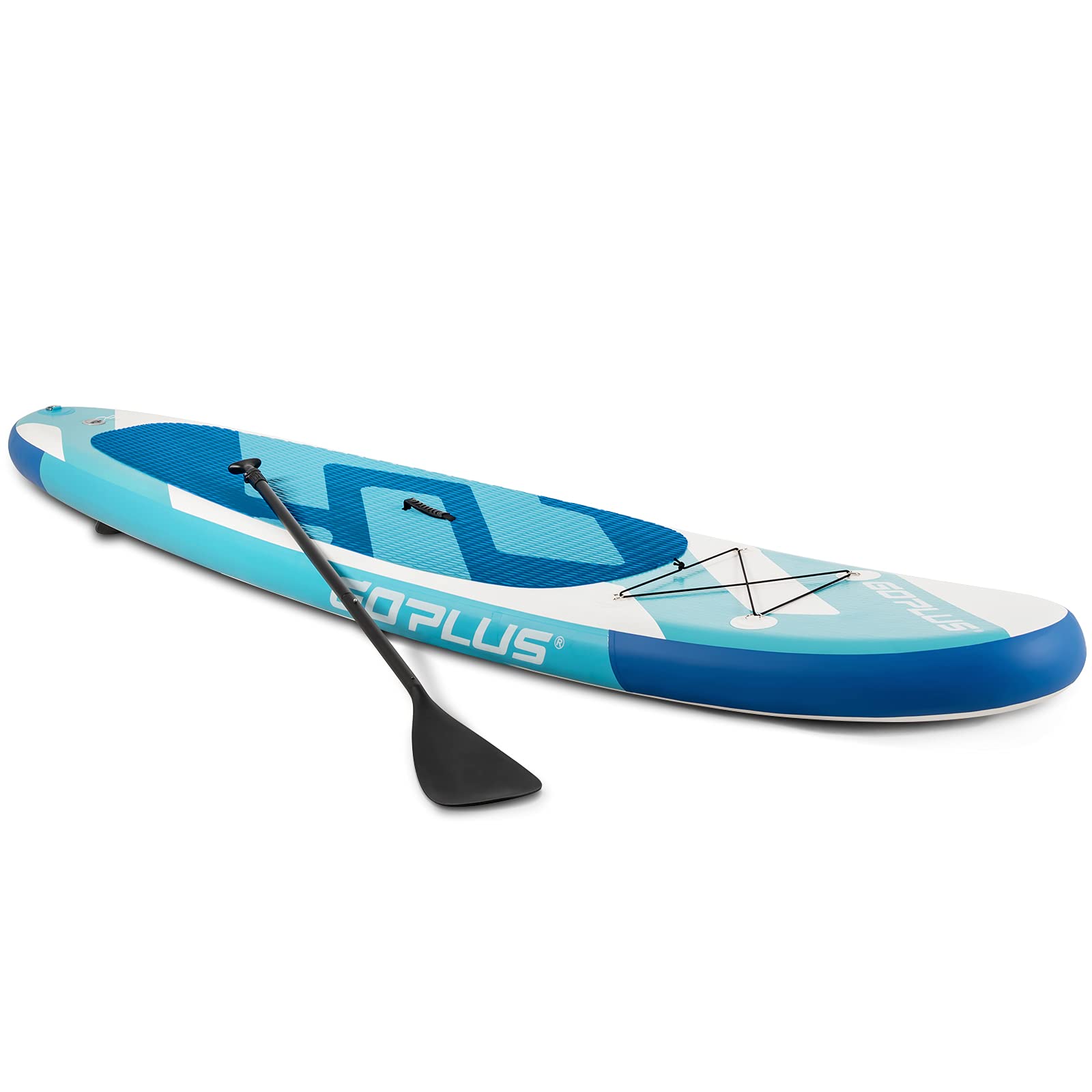 COSTWAY Tabla de Paddle Inflable 305/335 cm, Espesor 15 cm con Accesorios, Mochila, Correa, Remo Flotante en Aluminio, Control Surf con 3 Aletas, Superficie Antideslizante