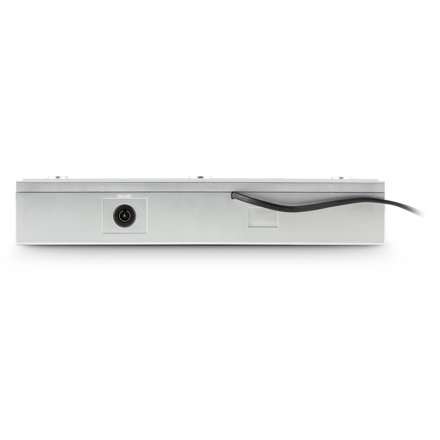 auna KCD-20 - Radio de Cocina, Radio para Mueble, Aspecto de Aluminio, Radio FM, RDS, Memoria 20 emisoras, Puerto USB Compatible con MP3, AUX, Alarma, Mando a Distancia, Plateado