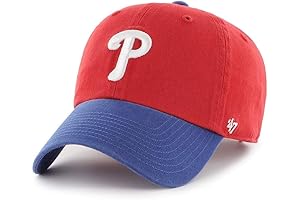 Phillies Hat Women: MLB Two Tone Primary Logo Clean Up Adjustable Hat