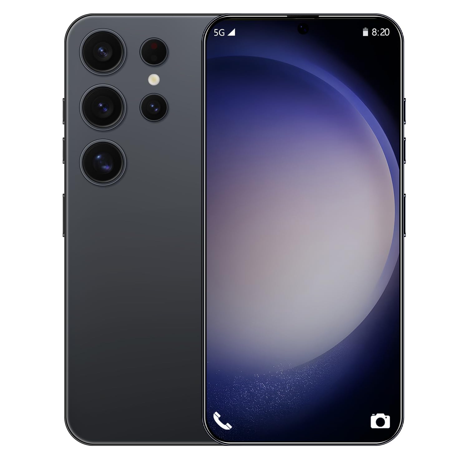 Unlocked Phone S23 Ultra Android 13 Smart Mobile Phone 8-core 8GB+256GB Cell Phone 7 inch HD Screen Mobile Phone 108MP+48MP Camera 6800 mAh Battery 4G Dual SIM (Deep Blue)