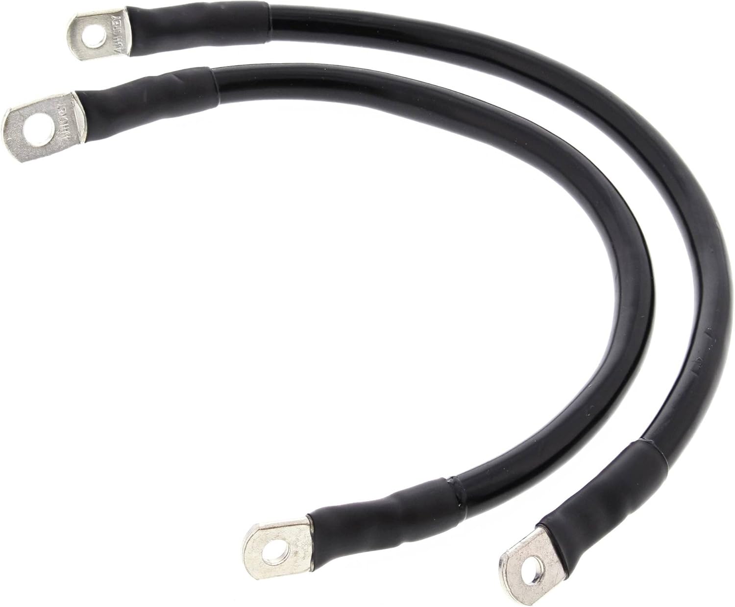 All Balls Black - 2 Each 13" Battery Cables 79-3011-1 for Harley XL 883 N Iron 2009, XL 883 R 2007 2008 2009, XR 1200 2008 2009