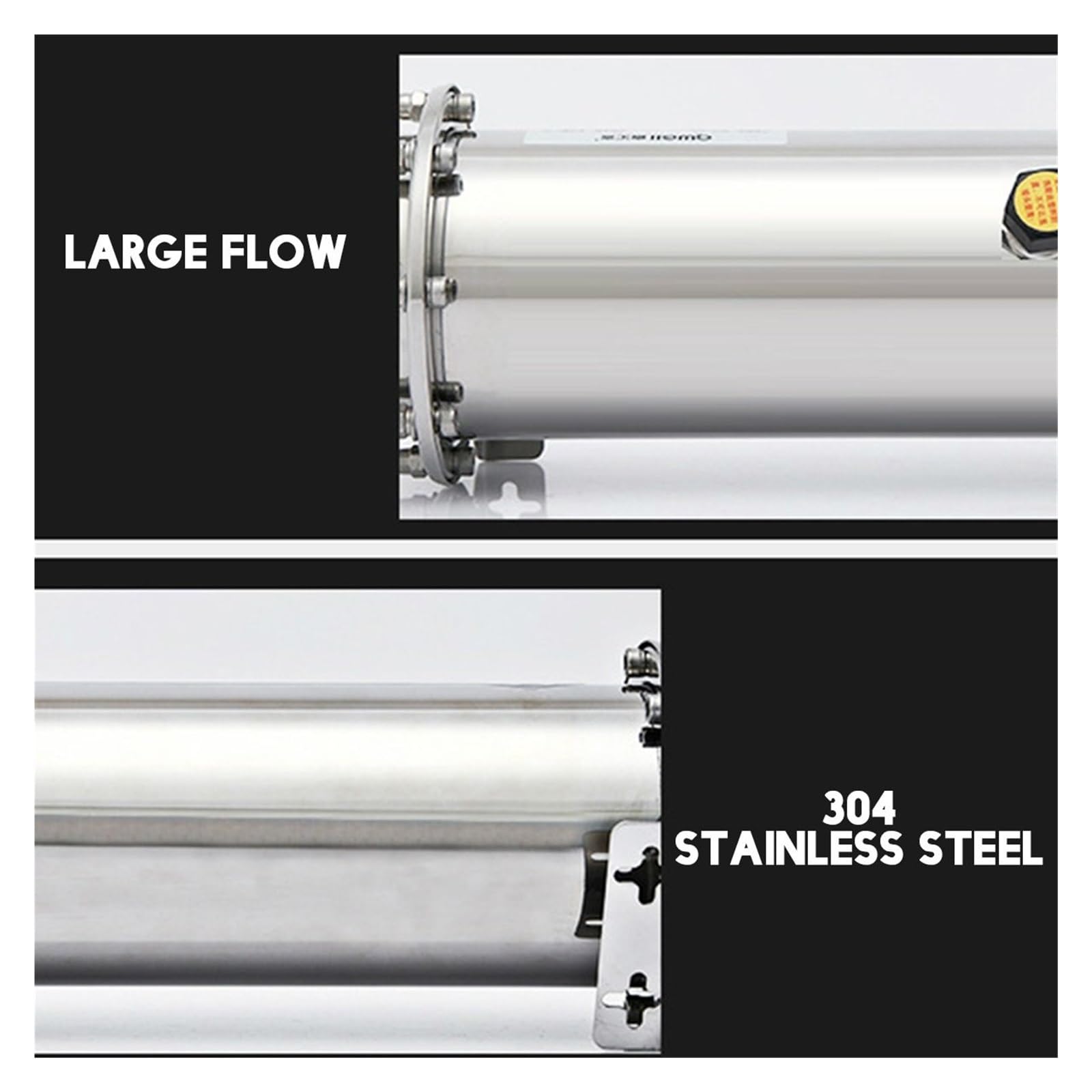 Osmosis Inversa Domestica, Ultrafiltración de Filtro de Agua de Acero Inoxidable 600L/1000L 304, purificador de Agua, filtros UF Rectos for Bebidas de Cocina doméstica Comercial(1000L)